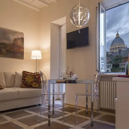 La Porta Rossa Di Borgo - Vatican Luxury شقة *